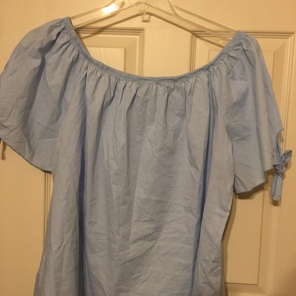 True Fit 3X Tie Up Short Sleeve Embroidered Rose -Doll For A Day - Picture 5 of 6